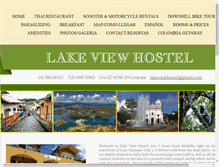 Tablet Screenshot of lakeviewhostel.com
